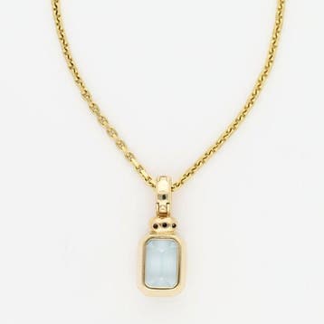 Collier - 14 carats Or jaune Diamant (Naturelle) -, Bijoux, Sacs & Beauté, Colliers