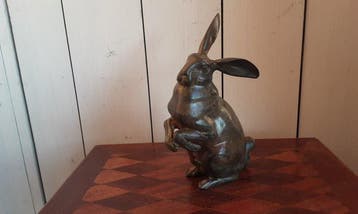P. Chenet - Beeld, Groot Konijn - 22.5 cm - Brons