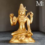 Shiva-ascetische figuur in massief brons –