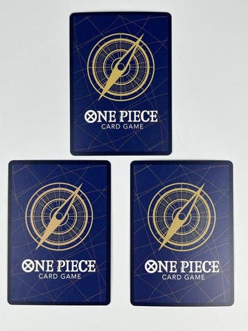 Bandai - 3 Card - One Piece - Monkey D. Luffy, Nieuw