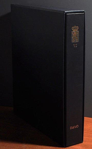 Accessoires Belgique 2000/2006 - Un album Luxe DAVO vide, Gestempeld