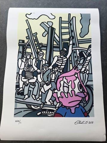 Errö (1932) - Tribute to Fernand Léger, Antiek en Kunst