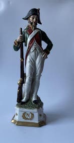Capodimonte - Figurine - fantassin - Porcelaine