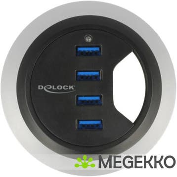 Delock 62868 Hub voor in het bureau 4-poorts USB 5 Gbps, Verzenden