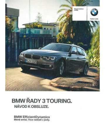 2015 BMW 3 SERIE TOURING INSTRUCTIEBOEKJE TSJECHISCH