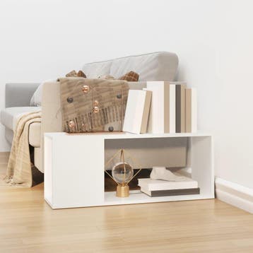 vidaXL Tv-meubel 80x24x32 cm bewerkt hout wit, Verzenden, Nieuw