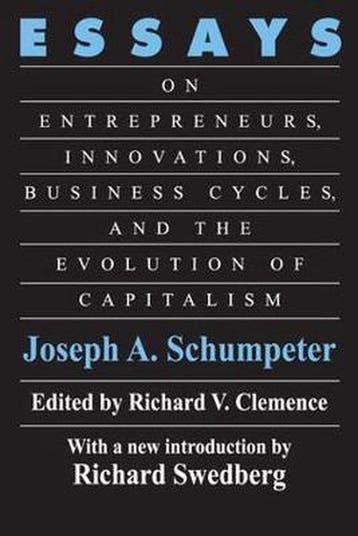 Essays 9780887387647 Joseph Alois Schumpeter, Verzenden, Gelezen, Joseph Alois Schumpeter
