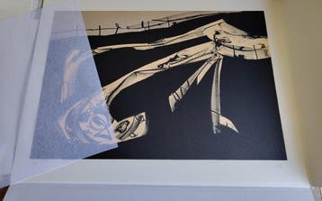 Antonio Saura (1930-1998) - Kafka, Plate IV