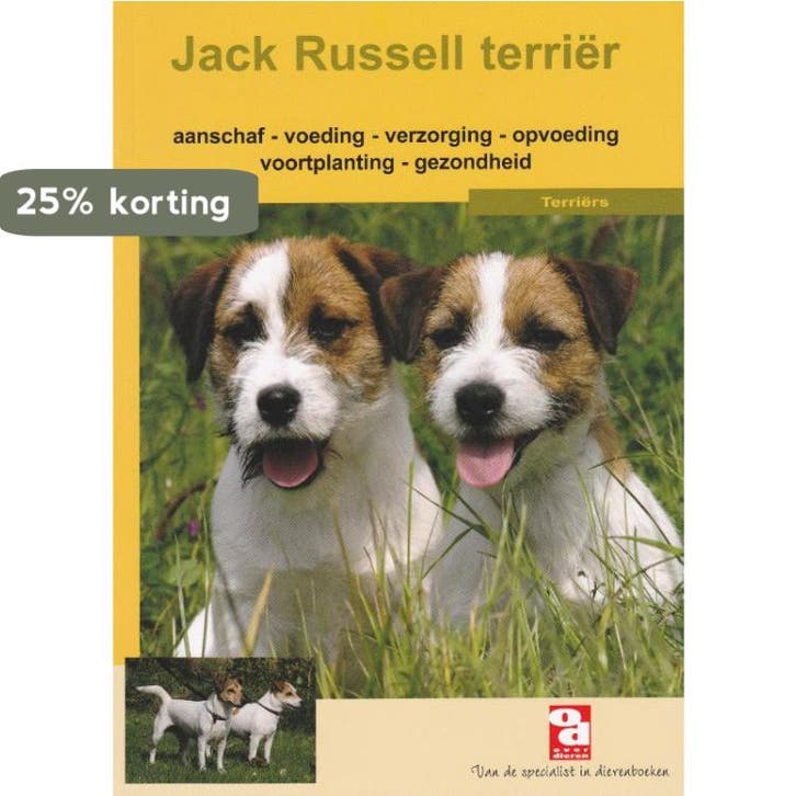 De Jack Russell terrier / Over Dieren 9789058210012, Livres, Loisirs & Temps libre, Envoi