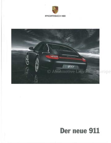 2008 PORSCHE 911 CARRERA HARDCOVER BROCHURE DUITS, Nieuw
