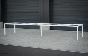 Lange tuintafel 20 personen - Design tafels op maat, Nieuw