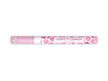 Confetti Kanon Roze Rozenblaadjes 60cm, Verzenden
