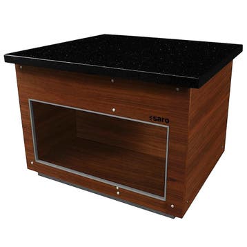 Neutraal Buffetmeubel | PREMIUM LINE | Houtlook/Graniet |, Verzenden, Nieuw in verpakking