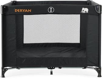 Deryan Kinderbox - Inklapbare box - 100x100cm - Zwart, Verzenden, Nieuw