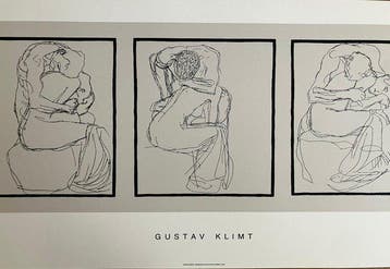 Gustav Klimt (after) - Love couples - Premium Watercolour