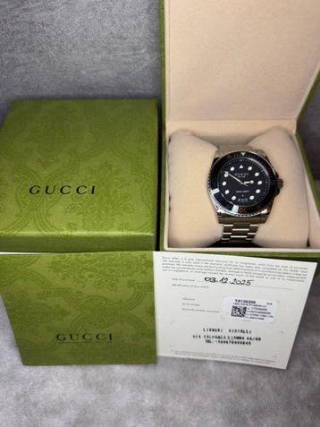Gucci - Dive - 40 mm - Quartz - Men - YA136208 - Heren -, Nieuw