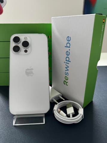 iPhone 14 Pro MAX 128GB 256GB Zilver +3 JAAR garantie!, 128 GB, Ophalen of Verzenden, Zo goed als nieuw, Zonder simlock