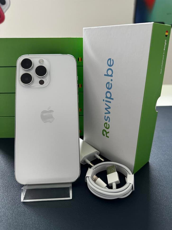 iPhone 14 Pro MAX 128GB 256GB Zilver +3 JAAR garantie!, Telecommunicatie, Mobiele telefoons | Apple iPhone, Zonder abonnement