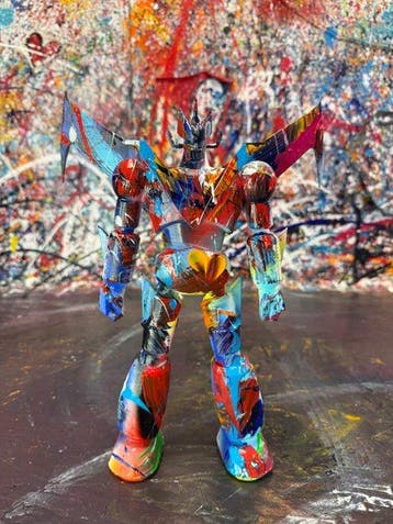 michele socionovo - Mazinga Amour Abstrait