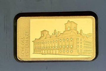 Oostenrijk. Gold bar Schloss Esterhazy ,oro , 1/200 Oz