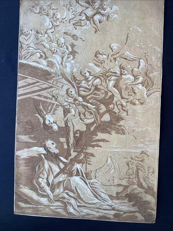 Francesco Geminiani (1687–1762), after, engraved by Anne, Antiek en Kunst
