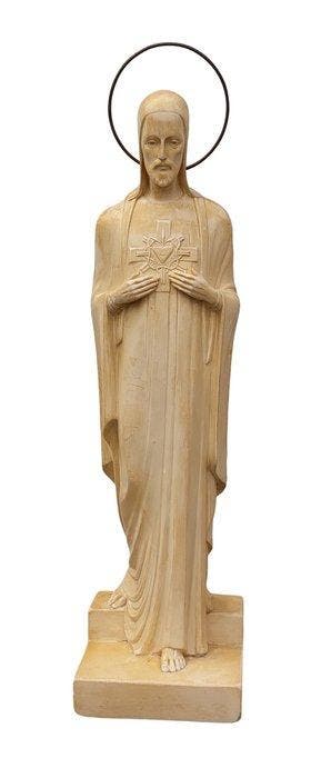 Gerard Hack (1893-1975) - Beeld - Heilig Hart - 67 cm - Art