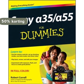 Sony Alpha Slt-A35/A55 For Dummies 9781118176849, Verzenden, Gelezen, Robert Correll
