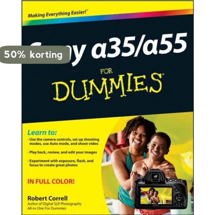 Sony Alpha Slt-A35/A55 For Dummies 9781118176849, Livres, Langue | Anglais, Envoi