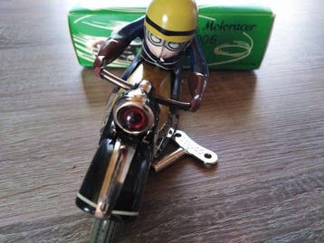 Schuco - Schuco Motoracer 1006 — moto en tôle et à ressort