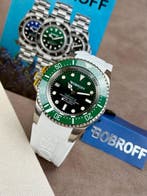 Bobroff - Tabarca Left crown Date Green - BF0002ibv-BFSTB -, Handtassen en Accessoires, Horloges | Heren, Nieuw