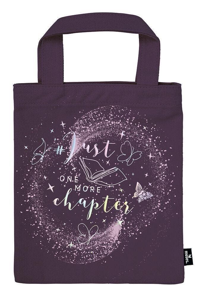 Kleine boekentas Just One More Chapter – katoenen tasje vo, Verzamelen, Boekenleggers, Nieuw, Verzenden
