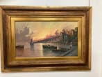 Antonio Gagliardi (XX) - Tramonto a mare