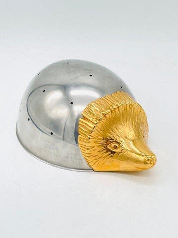 BMF - Figuur - Party hedgehog (Party Igel) - Verguld, Staal