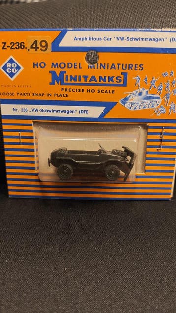 roco minitanks Z-236 - VW Schwimmwagen (DR), Verzenden, Overige typen