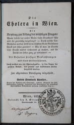 Anton Dominik Bastler - Die Cholera in Wien - 1832, Antiek en Kunst, Antiek | Boeken en Manuscripten