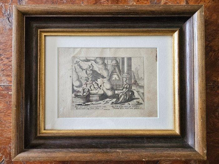 Daniel Meisner (1585–1625) - Kupferstich: Moralisierende, Antiek en Kunst, Antiek | Overige Antiek