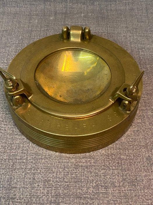 Asbak - ottone - Messing, Antiek en Kunst, Curiosa en Brocante