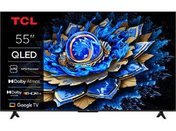 Tcl -  Ultra Hd 4k Qled-tv 55 Inch 2025 - Zwart, Verzenden, Nieuw, 100 cm of meer, Overige merken