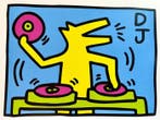 Keith Haring - Untitled (DJ) 1983, Antiquités & Art