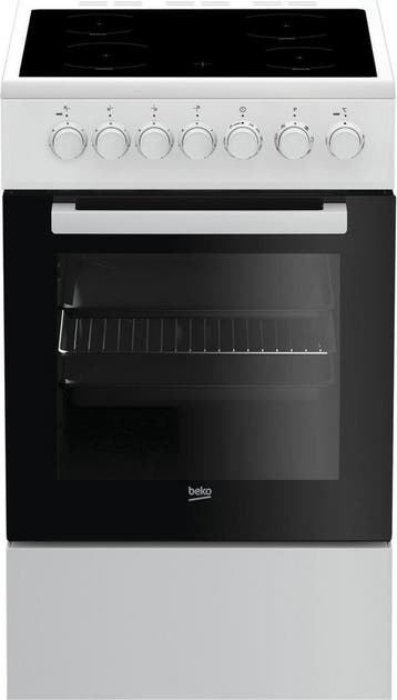 Beko FSM57100GW - Keramisch fornuis - 50 cm breed, Ophalen of Verzenden, Nieuw
