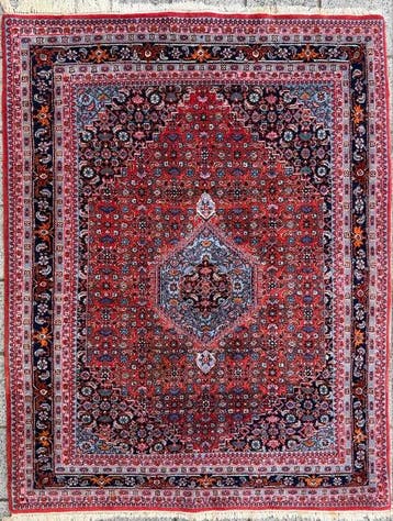 Indo Bidjar - gereinigd - handgeknoopt - wol - Tapijt - 200