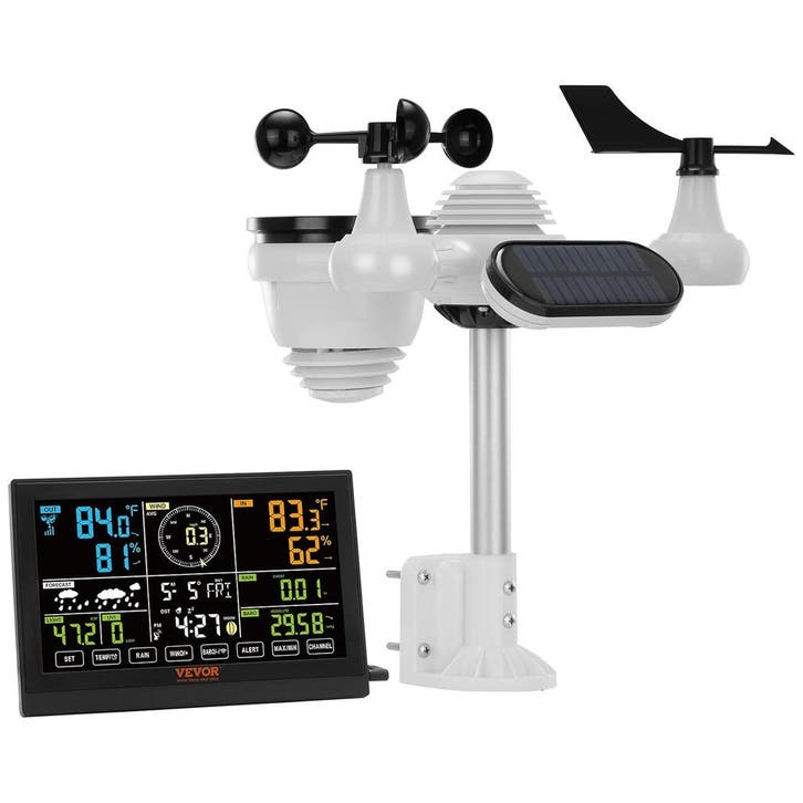 Vevor Draadloos Weerstation | Tweede kansje | OP = OP, TV, Hi-fi & Vidéo, Stations météorologiques & Baromètres, Envoi