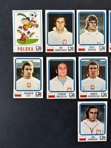 1974 Panini World Cup Munchen 74 Polska - 11 Sticker - Near, Nieuw