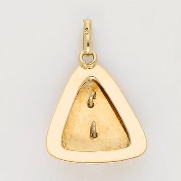 Pendentif - 14 carats Or jaune Perle - Diamant