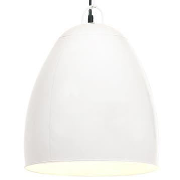 vidaXL Hanglamp industrieel rond 25 W E27 42 cm wit, Verzenden, Nieuw