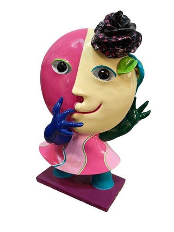 Ripollés (1932) - sculptuur, Mujer Timida - 50 cm - Hars -, Antiek en Kunst