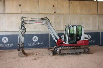 Veiling: Rupsgraafmachine Takeuchi TB285 Diesel 52kW 2013, Ophalen