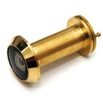 DX Deurspion 200 ° voor deurdikte 35-55 messing gepolijst, Doe-het-zelf en Bouw, Nieuw