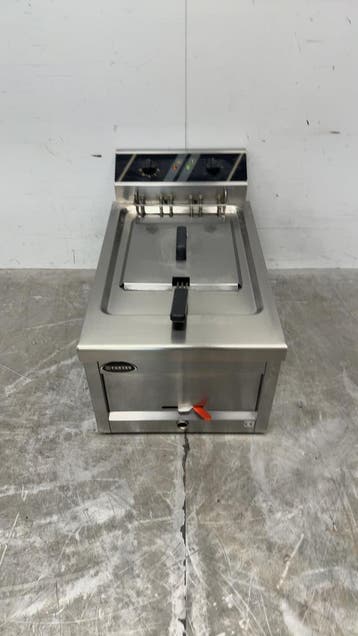 RVS Forved Opzet Friteuse 12 liter 400V Horeca, Ophalen of Verzenden, Nieuw in verpakking