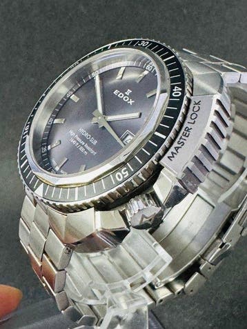 Edox - Hydrosub - 80301-JNM-BU1N - Heren - 2010-2020, Nieuw